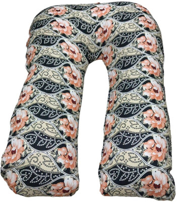 Linenovation Microfibre Pregnancy Pillow Pack of 1 Solid(Maroon)