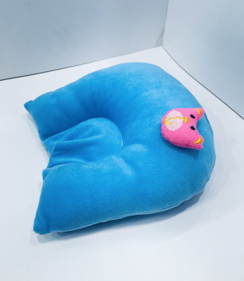 KidVibe Mustard Seeds Baby Pillow Pack of 1 Toons & Characters(Sky Blue)