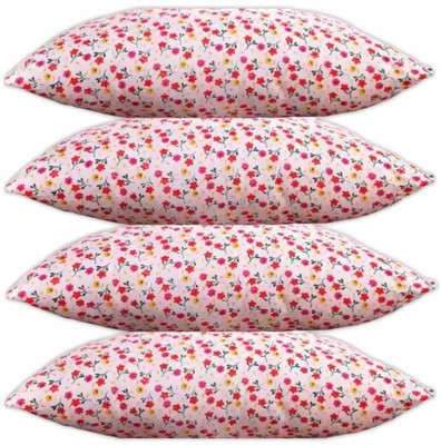 V.R.ENTERPRISES LUXURY Polyester Fibre Abstract Sleeping Pillow Pack of 4(Multicolor)