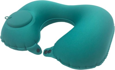 carempire Air Solid Travel Pillow Pack of 1(Green)