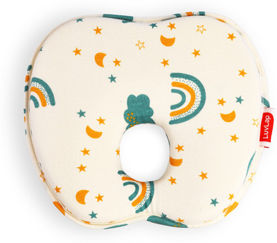 LuvLap Polyester Fibre Nature Baby Pillow Pack of 1(off white)