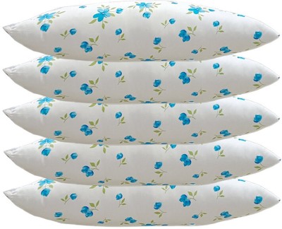 SANJU BROTHER Microfibre Floral Sleeping Pillow Pack of 5(Blue)