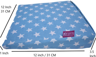 Get IT Foam Smiley Pregnancy Pillow Pack of 1(Blue Star)