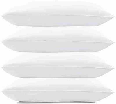 Urmila Creation Polyester Fibre Sleeping Pillow Pack of 4 Abstract LUXURY(White)
