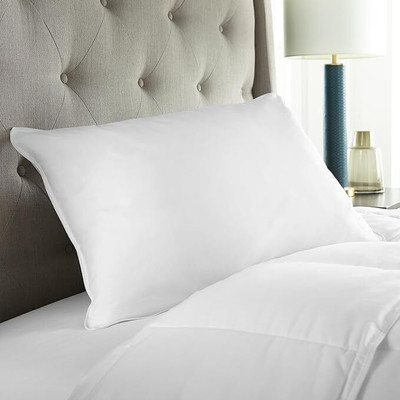 ag pro comfort Microfiber Soft & Comfortable Medium Firm Pillows | Sleeping Pillow Microfibre Solid Sleeping Pillow Pack of 1(White-1)