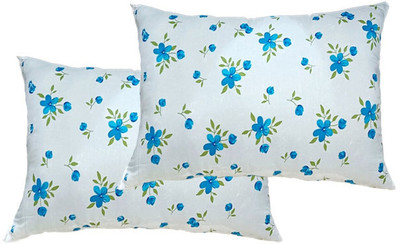 SANJU BROTHER Microfibre Floral Sleeping Pillow Pack of 2(Blue)