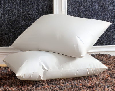 EIRINI Microfibre Sleeping Pillow Pack of 2 Solid LUXURY(White)