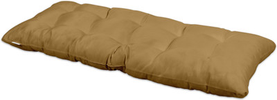 Vargottam Polyester Fibre Solid Chair Pad Pack of 1(Beige)