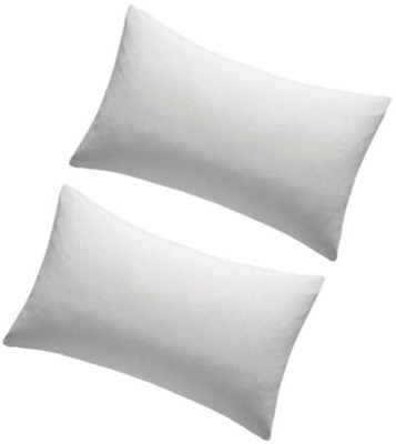 Changers Microfibre Solid Sleeping Pillow Pack of 2(White)