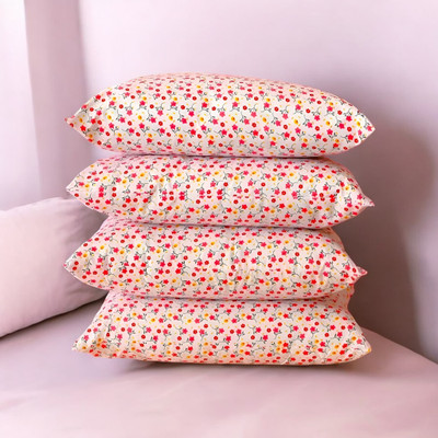 GZZZSD Microfibre Solid Sleeping Pillow Pack of 4(Multicolor)