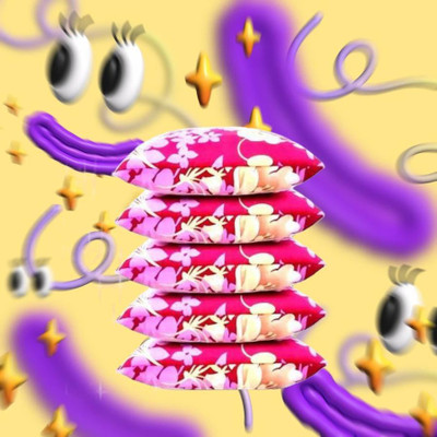 CATHROL Microfibre Sleeping Pillow Pack of 5 Solid(Pink)