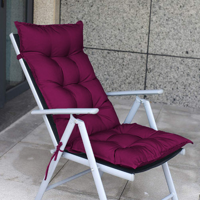 Mom's Moon Polyester Fibre Solid Chair Pad Pack of 1(Wine)