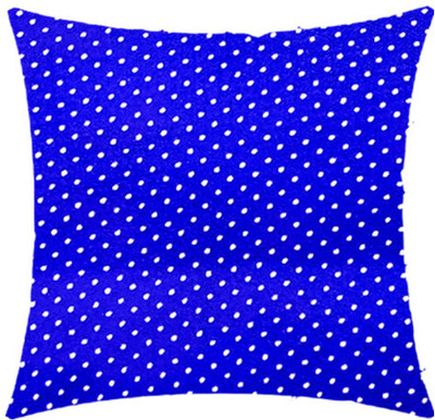 SANJU BROTHER Microfibre Floral Cushion Pack of 5(BLUE DOT)