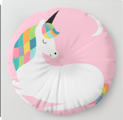 AARAVI TRADERS PACK OF 1PINK FOAM PILLOW FOR KIDS Foam Solid Cushion Pack of 1(Pink)