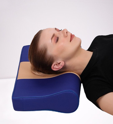 VN CARE Memory Foam Solid Orthopaedic Pillow Pack of 1(Multicolor)