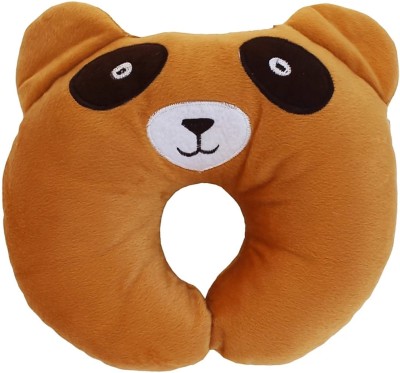 FENZI KIDS Super Soft Baby Neck Pillow For 1-12 Month Baby Polyester Fibre Toons & Characters Baby Pillow Pack of 1(Brown)