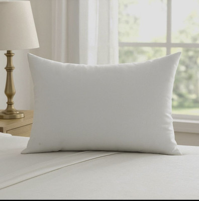 SUENO Microfibre Sleeping Pillow Pack of 1 Solid(White)