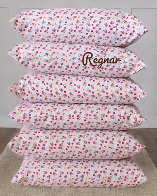 Regnar Cotton Sleeping Pillow Pack of 6 Solid Luxury(Multicolor)