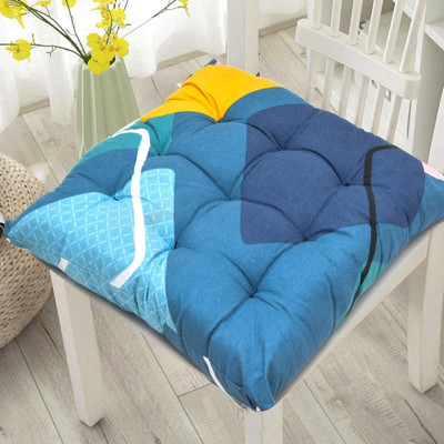 RRC Microfibre Geometric Chair Pad Pack of 2(Green)