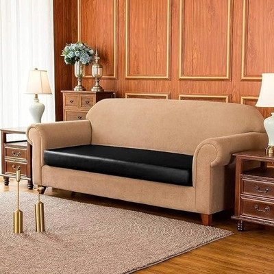 ROOMY SALES Foam Solid Floor Cushion Pack of 1(Black)