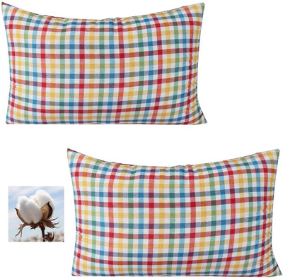homerz Cotton Stripes Sleeping Pillow Pack of 2(Multicolor)