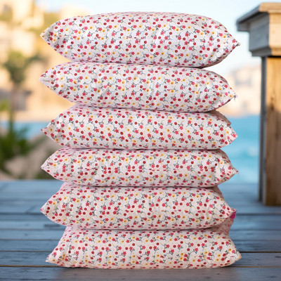CIEZAR Polyester Fibre Sleeping Pillow Pack of 6 Abstract Luxury(Multicolor)