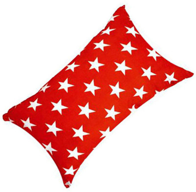 brightjex Microfibre Solid Sleeping Pillow Pack of 1(Red Star)
