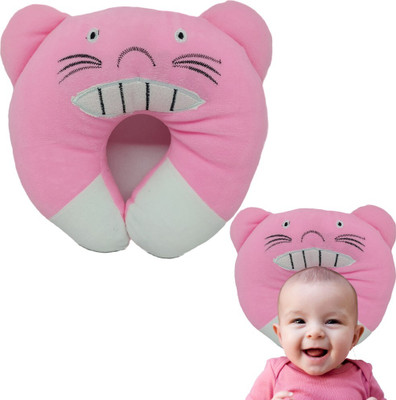 Ehouseall Store Mustard Seeds, Cotton Baby Pillow Pack of 1 Animals, Toons & Characters(Pink Neck)