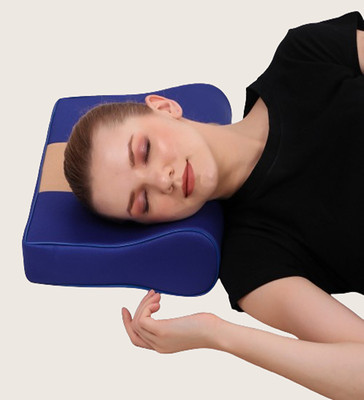 VN CARE Memory Foam Solid Orthopaedic Pillow Pack of 1(Multicolor)