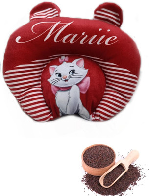 KidVibe Mustard Seeds Baby Pillow Pack of 1 Toons & Characters Mustard Seeds Baby Pillow(Red)