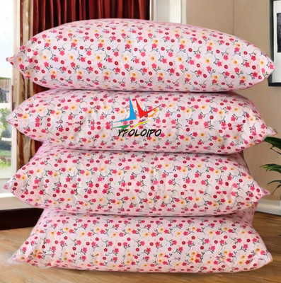 LIPONOS Polyester Fibre Sleeping Pillow Pack of 4 Abstract LUXURY(Printed)