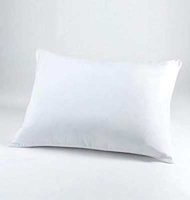 ROYALREOX Cotton Solid Sleeping Pillow Pack of 1(White)