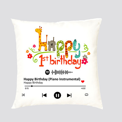 Shri Ganesh Handloom Microfibre Solid Cushion Pack of 1(White)