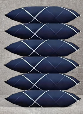 Urmila Creation Polyester Fibre Sleeping Pillow Pack of 6 Solid LUXURY(Blue)