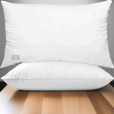 fulffystyl LUXURY Microfibre Abstract Sleeping Pillow Pack of 2(White)