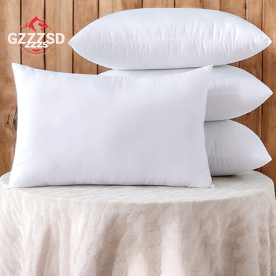 Cozy Palace Luxury Memory Foam Solid Sleeping Pillow Pack of 4(White)