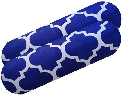 PALVIT Microfibre Abstract Bolster Pack of 2(JALAR)