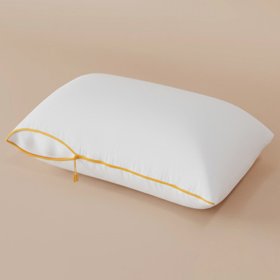 SleepyCat Microfibre Sleeping Pillow Pack of 1 Solid Cloud(White)