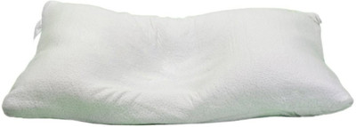 LINENWALAS Foam Solid Sleeping Pillow Pack of 1(White)