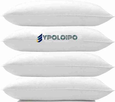YPOLOIPO Polyester Fibre Sleeping Pillow Pack of 4 Abstract LUXURY(White)