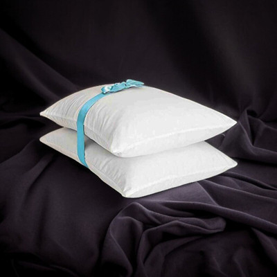 kuihome LUXURY Microfibre Abstract Sleeping Pillow Pack of 2(White)