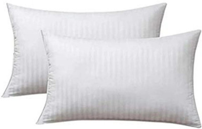 GTX Microfibre Sleeping Pillow Pack of 2 Stripes(White)
