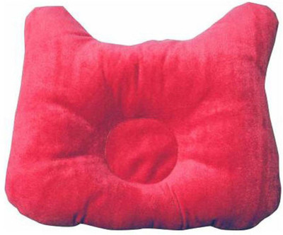 Little Buzz Polyester Fibre Animals Sleeping Pillow Pack of 1(Red)