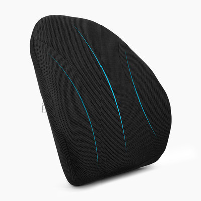 Twinkido Memory Foam Solid Cushion Pack of 1(Black)