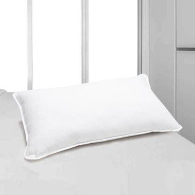 ROYALREOX Microfibre Solid Sleeping Pillow Pack of 1(White)