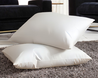 EIRINI LUXURY Microfibre Solid Sleeping Pillow Pack of 2(White)
