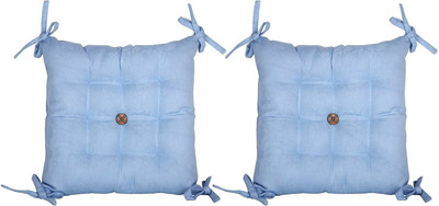 LINENWALAS Microfibre Solid Sleeping Pillow Pack of 1(Sky Blue)