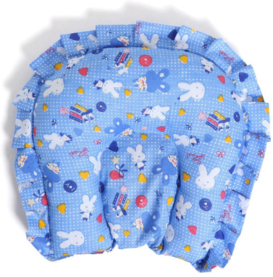 Tinitot Mustard Seeds Baby Pillow Pack of 1 Animals Baby pillow(Blue)