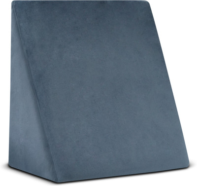 RELAXMOUR Memory Foam Solid Orthopaedic Pillow Pack of 1(Grey)