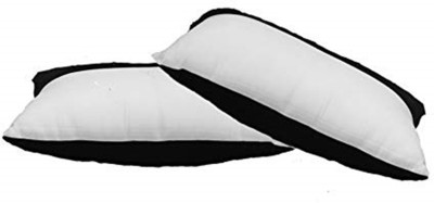 JDX 18002-2-16x24 Microfibre Solid Sleeping Pillow Pack of 2(White & White)